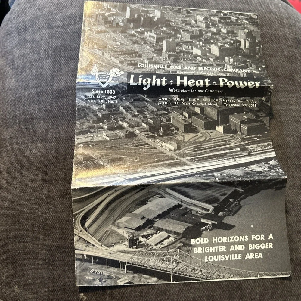 Louisville Gas And Electric Company Light Heat Power Jan. 1967 Vol. 22 #2